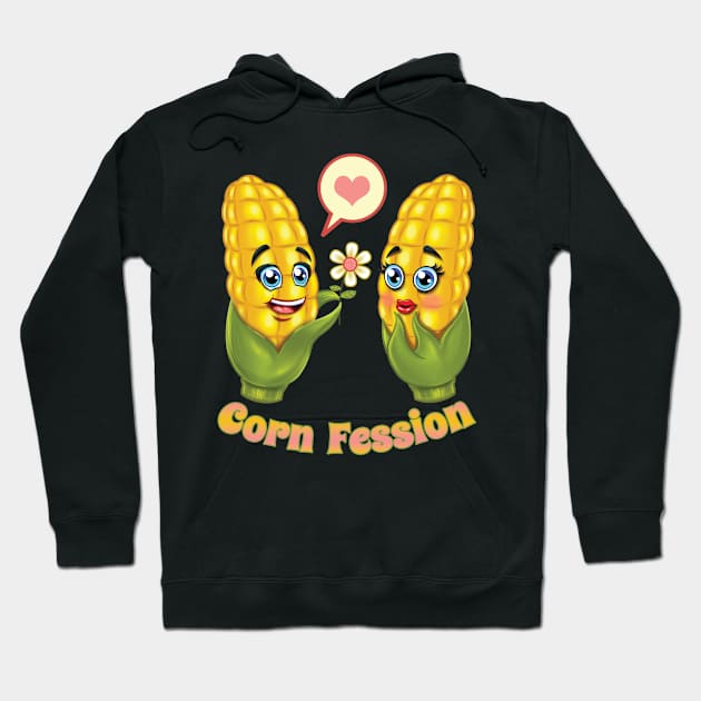 Corn Fession Hoodie by Pigeon585